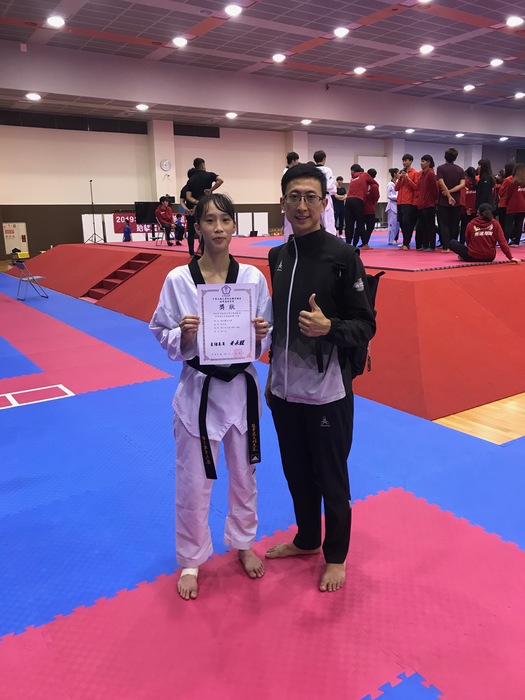 莊天羽選手 朱木炎教練
